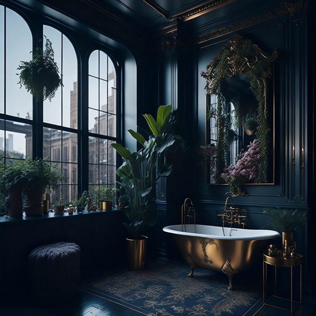 ai generated, bathroom, luxurious decor, interior design, modern, luxury, design, stylish, space, extravagant