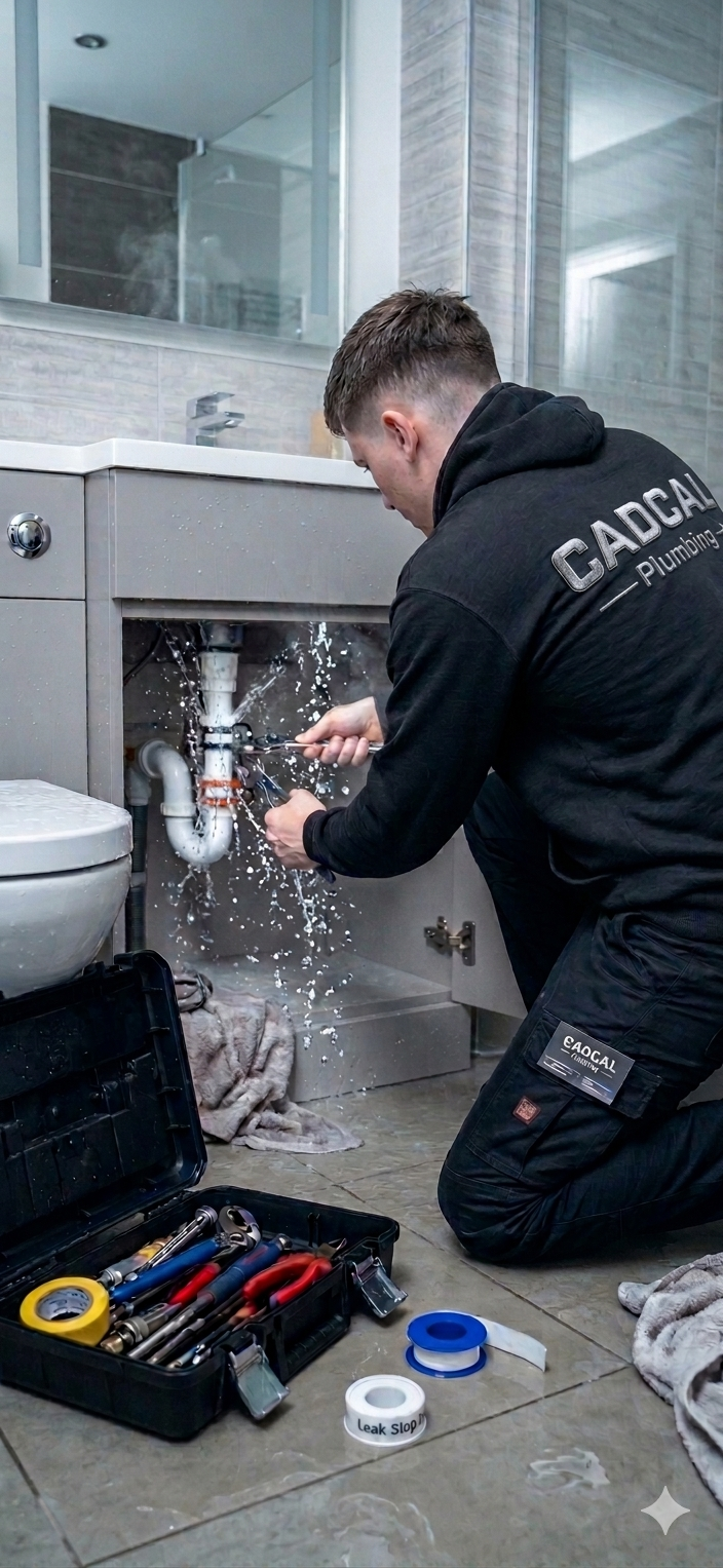 cadcal plumbinb barnet leaking pipes work