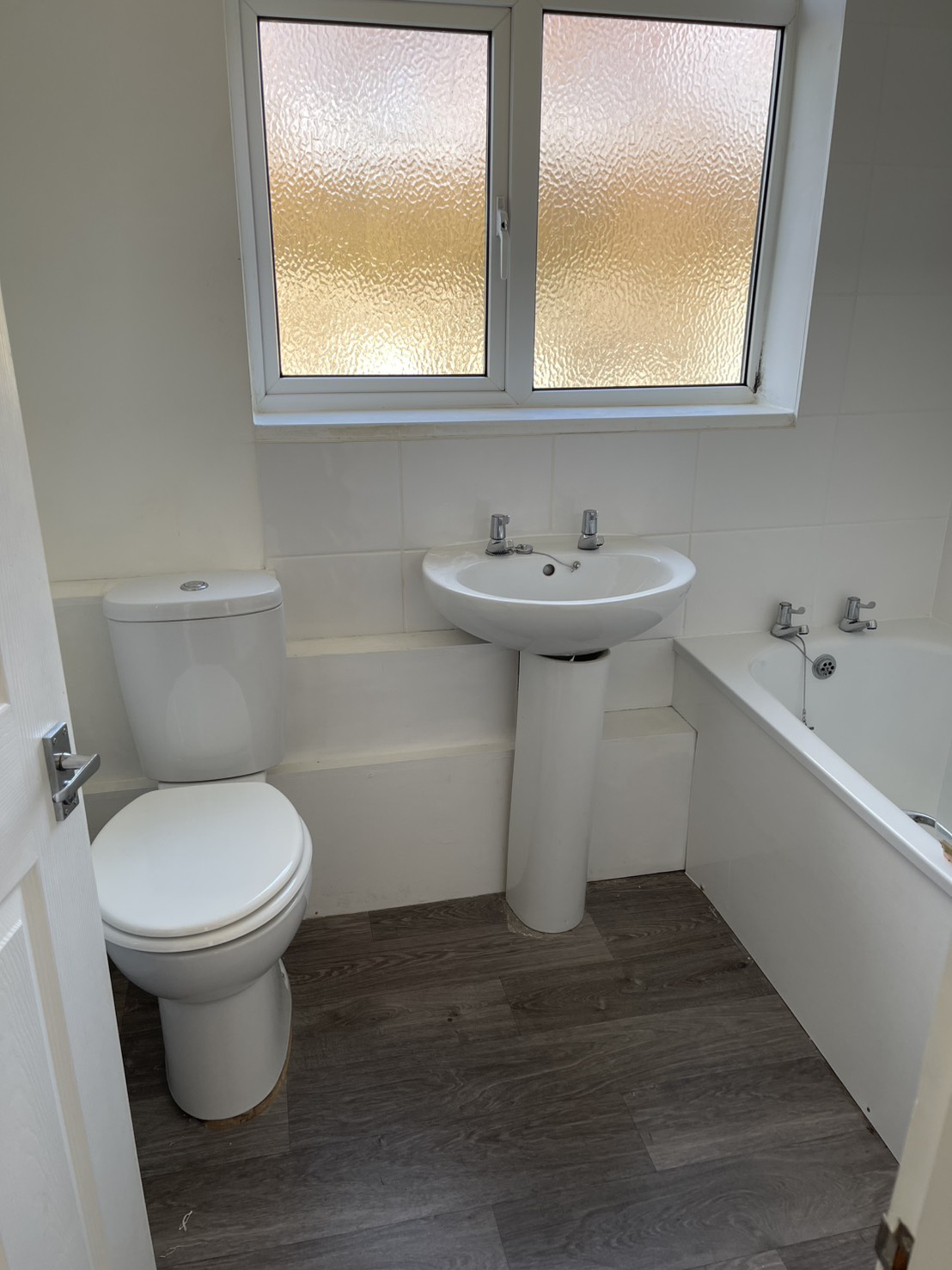 Before-Toilet and Vanity Units Replacement-High Barnet